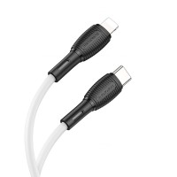  USB kabelis Borofone BX86 Advantage PD Type-C to Lightning 1.0m white 